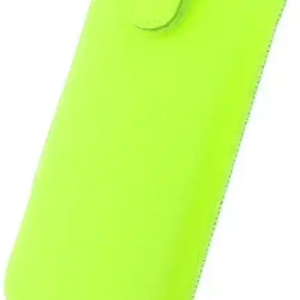 Senza Leather Slide Case Neon Yellow Size Xxl Senza