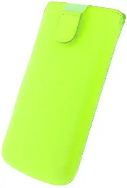 Senza Leather Slide Case Neon Yellow Size Xxl Senza
