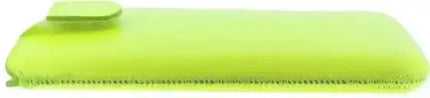 Senza Leather Slide Case Neon Yellow Size Xxl Senza