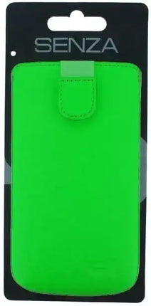 Senza Leather Slide Case Neon Green Size Xxl Senza