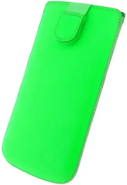 Senza Leather Slide Case Neon Green Size Xxl Senza