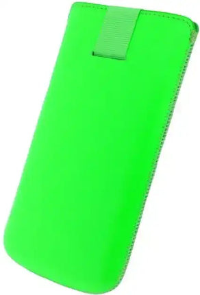 Senza Leather Slide Case Neon Green Size Xxl Senza