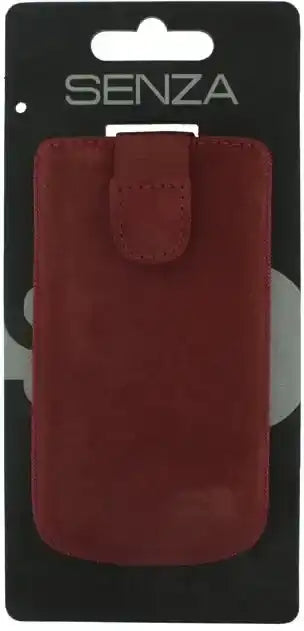 Senza Suede Slide Case Rusty Red Size Xl Senza