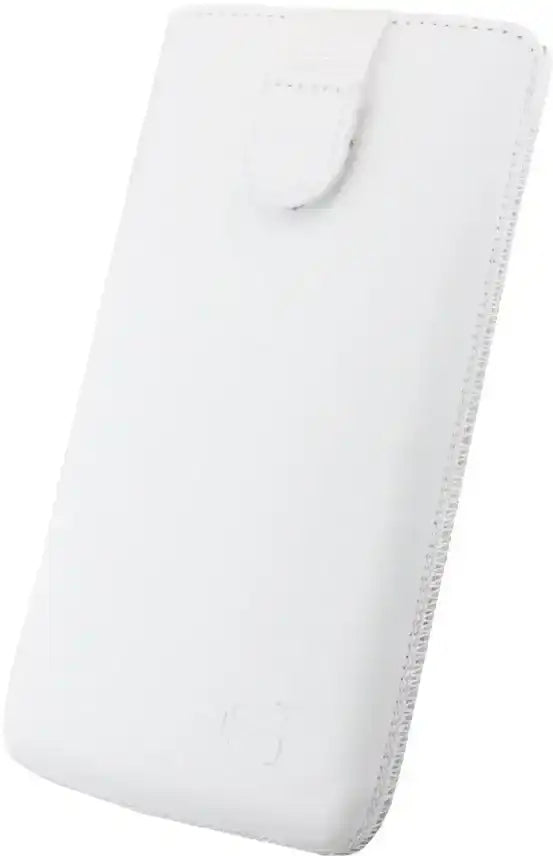 Senza Leather Slide Case White Size M Senza