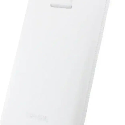 Senza Leather Slide Case White Size L Senza
