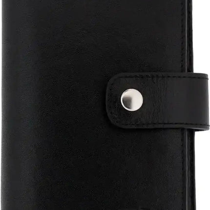 Senza Leather Wallet Slide Case Black Size Xxl Senza