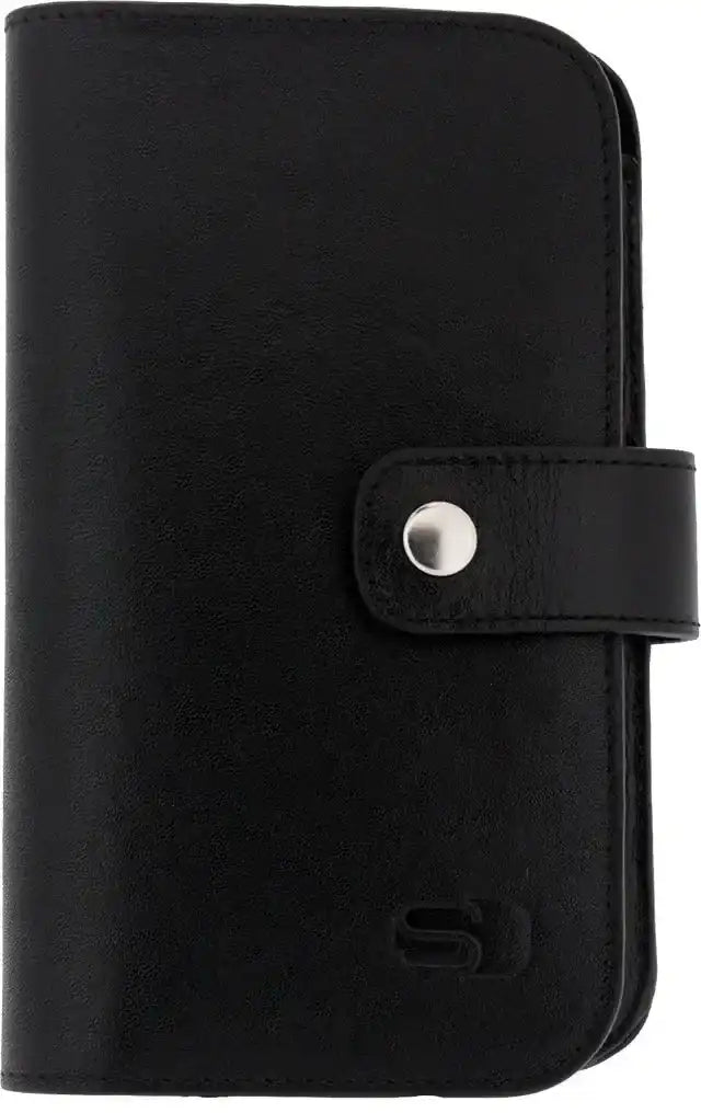 Senza Leather Wallet Slide Case Black Size Xxl Senza