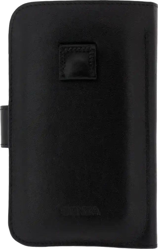Senza Leather Wallet Slide Case Black Size Xxl Senza