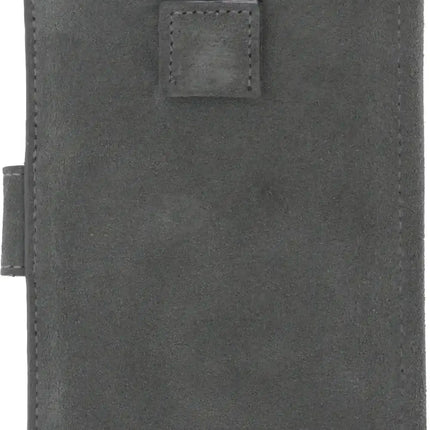 Senza Suede Wallet Slide Case Warm Grey Size Xxl Senza