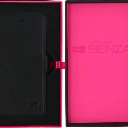 Senza Pure Leather Wallet Apple Iphone 6/6S Deep Black Senza