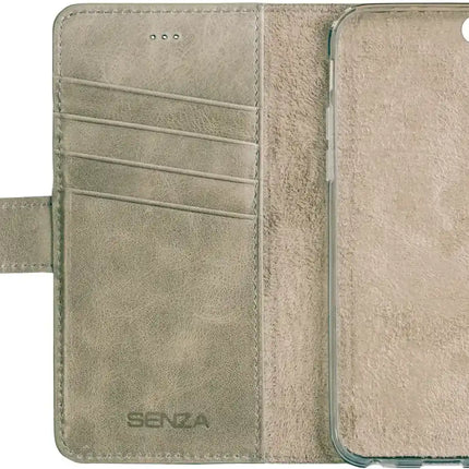 Senza Pure Leather Wallet Apple Iphone 6/6S Moss Green Senza