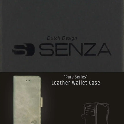 Senza Pure Leather Wallet Apple Iphone 6/6S Moss Green Senza