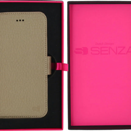 Senza Exquisite Leather Wallet Apple Iphone 6/6S Desert Taupe Senza