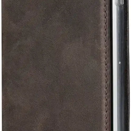 Senza Raw Leather Booklet Apple Iphone 6/6S Walnut Brown Senza