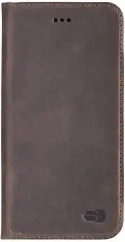 Senza Raw Leather Booklet Apple Iphone 6/6S Walnut Brown Senza