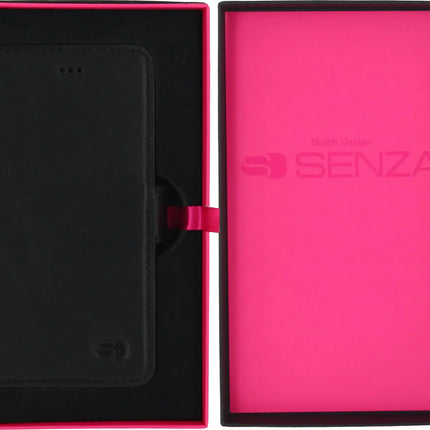 Senza Pure Leather Wallet Apple Iphone 7/8/Se (2020/2022) Deep Black Senza
