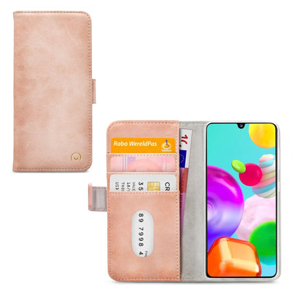 Mobilize Elite Gelly Wallet Book Case Samsung Galaxy A41 Soft Pink Mobilize
