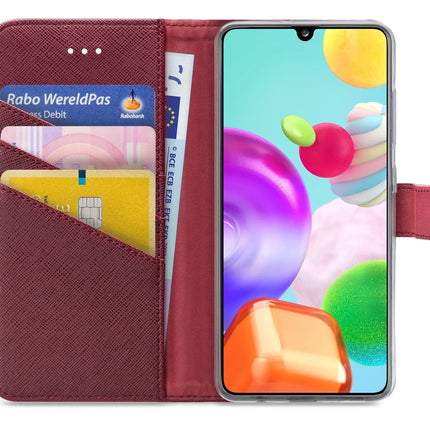 My Style Flex Wallet For Samsung Galaxy A41 Bordeaux