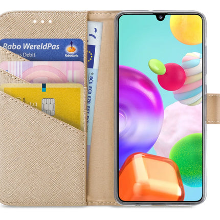 My Style Flex Wallet For Samsung Galaxy A41 Gold