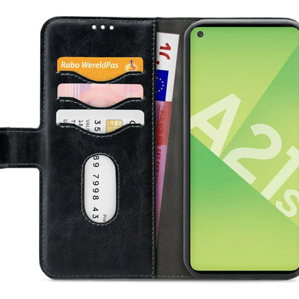 Mobilize 2In1 Gelly Wallet Case Samsung Galaxy A21S Black Mobilize