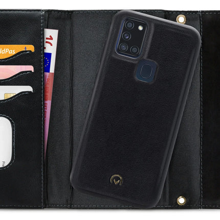 Mobilize 2In1 Gelly Velvet Clutch For Samsung Galaxy A21S Deep Black Mobilize