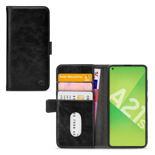 Mobilize Elite Gelly Wallet Book Case Samsung Galaxy A21S Black Mobilize