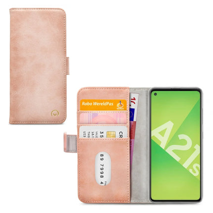 Mobilize Elite Gelly Wallet Book Case Samsung Galaxy A21S Soft Pink Mobilize