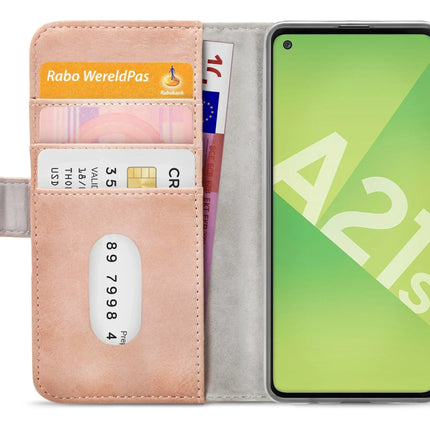 Mobilize Elite Gelly Wallet Book Case Samsung Galaxy A21S Soft Pink Mobilize