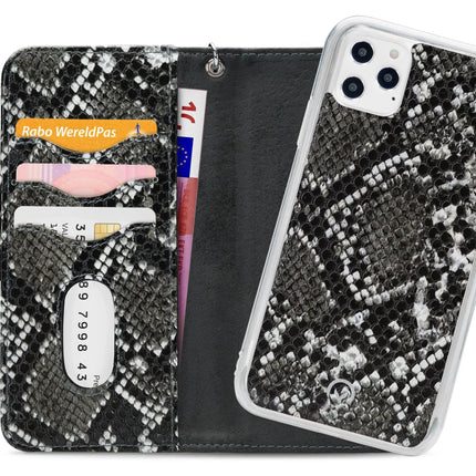 Mobilize 2In1 Magnet Zipper Case Apple Iphone 12 Pro Max Black/Snake Mobilize