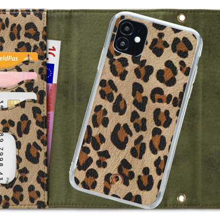 Mobilize 2In1 Gelly Clutch For Apple Iphone 12 Mini Green Leopard Mobilize