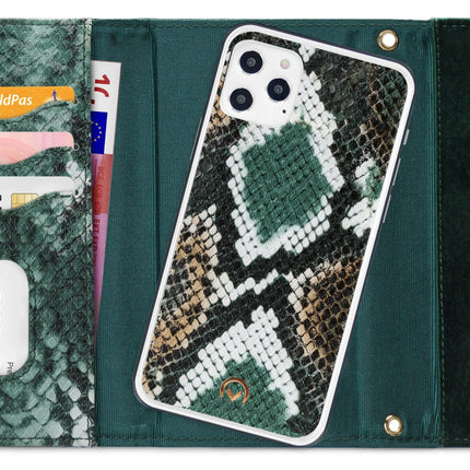 Mobilize 2In1 Gelly Velvet Clutch For Apple Iphone 12 Pro Max Green Snake Mobilize