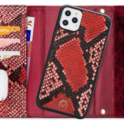 Mobilize 2In1 Gelly Velvet Clutch For Apple Iphone 12 Pro Max Red Snake Mobilize