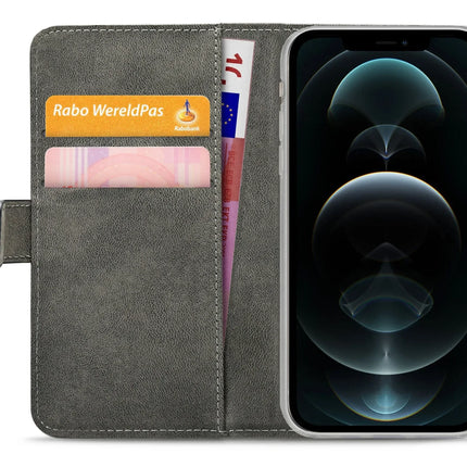 Mobilize Classic Gelly Wallet Book Case Apple Iphone 12 Pro Max Black Mobilize
