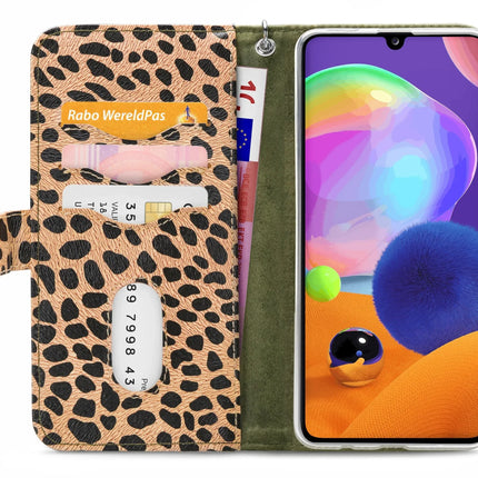 Mobilize 2In1 Gelly Zipper Case Samsung Galaxy A31 Olive/Leopard Mobilize