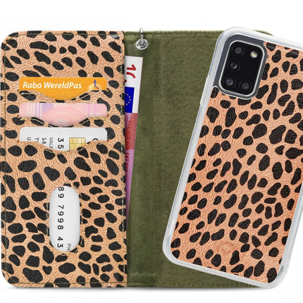 Mobilize 2In1 Gelly Zipper Case Samsung Galaxy A31 Olive/Leopard Mobilize
