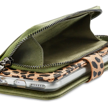Mobilize 2In1 Gelly Zipper Case Samsung Galaxy A31 Olive/Leopard Mobilize