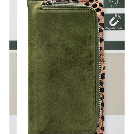 Mobilize 2In1 Gelly Zipper Case Samsung Galaxy A31 Olive/Leopard Mobilize