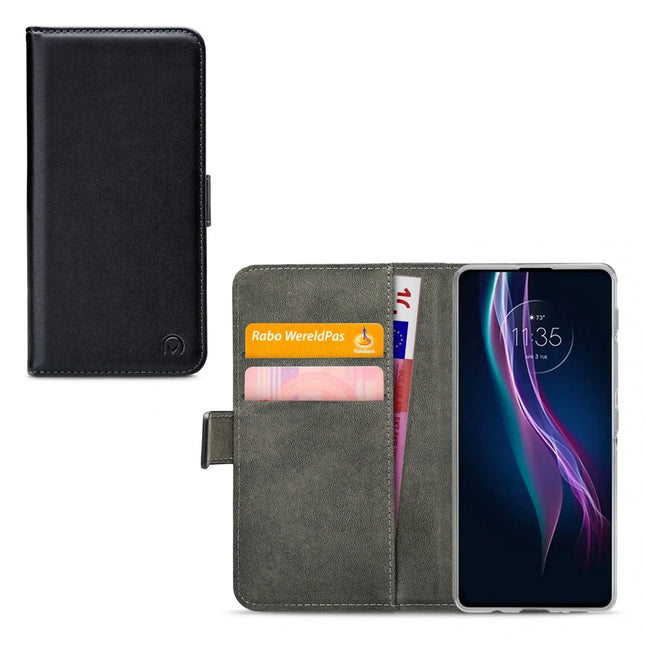 Mobilize Classic Gelly Wallet Book Case Motorola One Fusion+ Black Mobilize