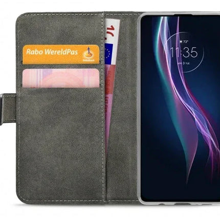 Mobilize Classic Gelly Wallet Book Case Motorola One Fusion+ Black Mobilize