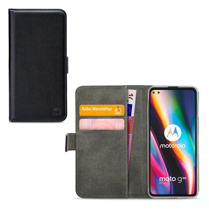 Mobilize Classic Gelly Wallet Book Case Motorola Moto G 5G Plus Black Mobilize