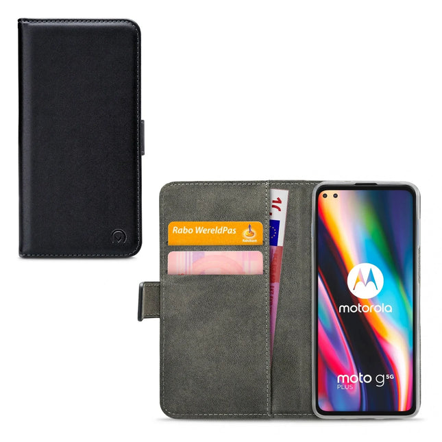 Mobilize Classic Gelly Wallet Book Case Motorola Moto G 5G Plus Black Mobilize