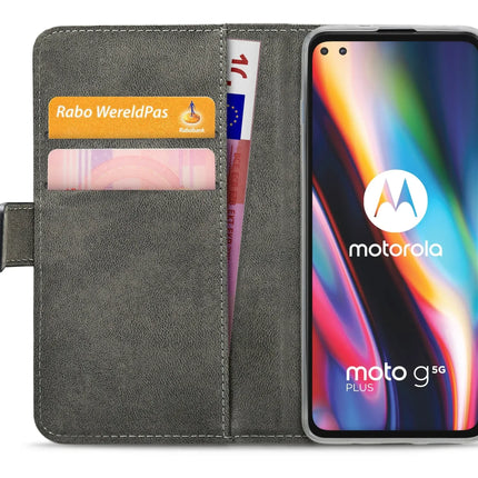 Mobilize Classic Gelly Wallet Book Case Motorola Moto G 5G Plus Black Mobilize