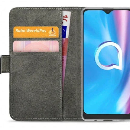 Mobilize Classic Gelly Wallet Book Case Alcatel 1Se (2020) Black Mobilize