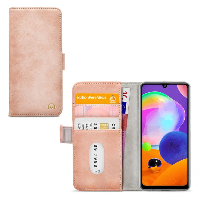 Mobilize Elite Gelly Wallet Book Case Samsung Galaxy A31 Soft Pink Mobilize