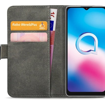 Mobilize Classic Gelly Wallet Book Case Alcatel 3X (2020) Black Mobilize