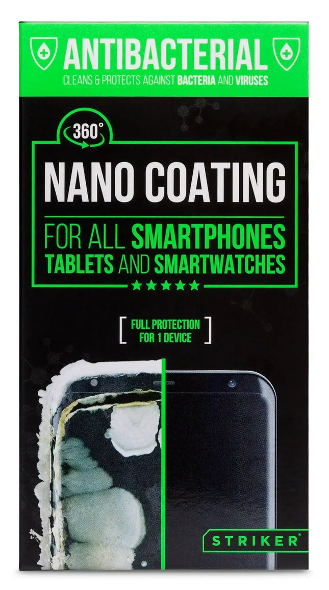 Striker Coating Antibacterial Nano Coating Voor O.a. Smartphone En Tablets Striker Coating