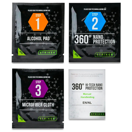Striker Coating Antibacterial Nano Coating Voor O.a. Smartphone En Tablets Striker Coating