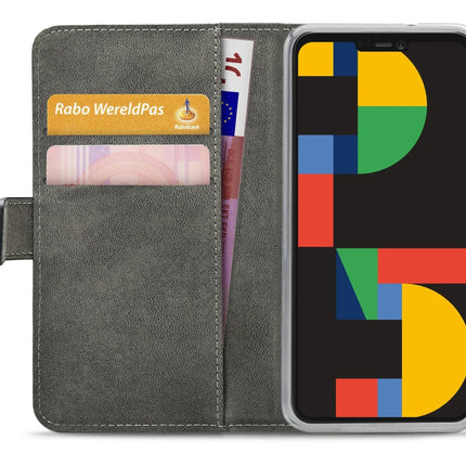 Mobilize Classic Gelly Wallet Book Case Google Pixel 5 Black Mobilize