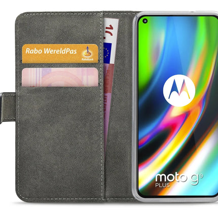 Mobilize Classic Gelly Wallet Book Case Motorola Moto G9 Plus Black Mobilize