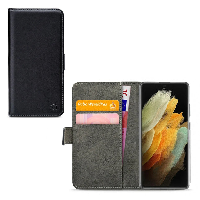 Mobilize Classic Gelly Wallet Book Case Samsung Galaxy S21 Ultra 5G Black Mobilize